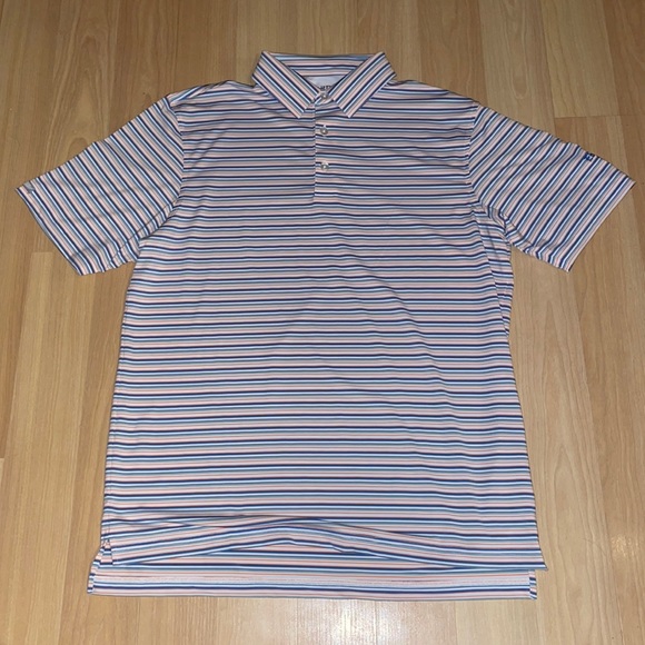 Men’s Straight Down Performance Golf Shirt - Picture 1 of 4